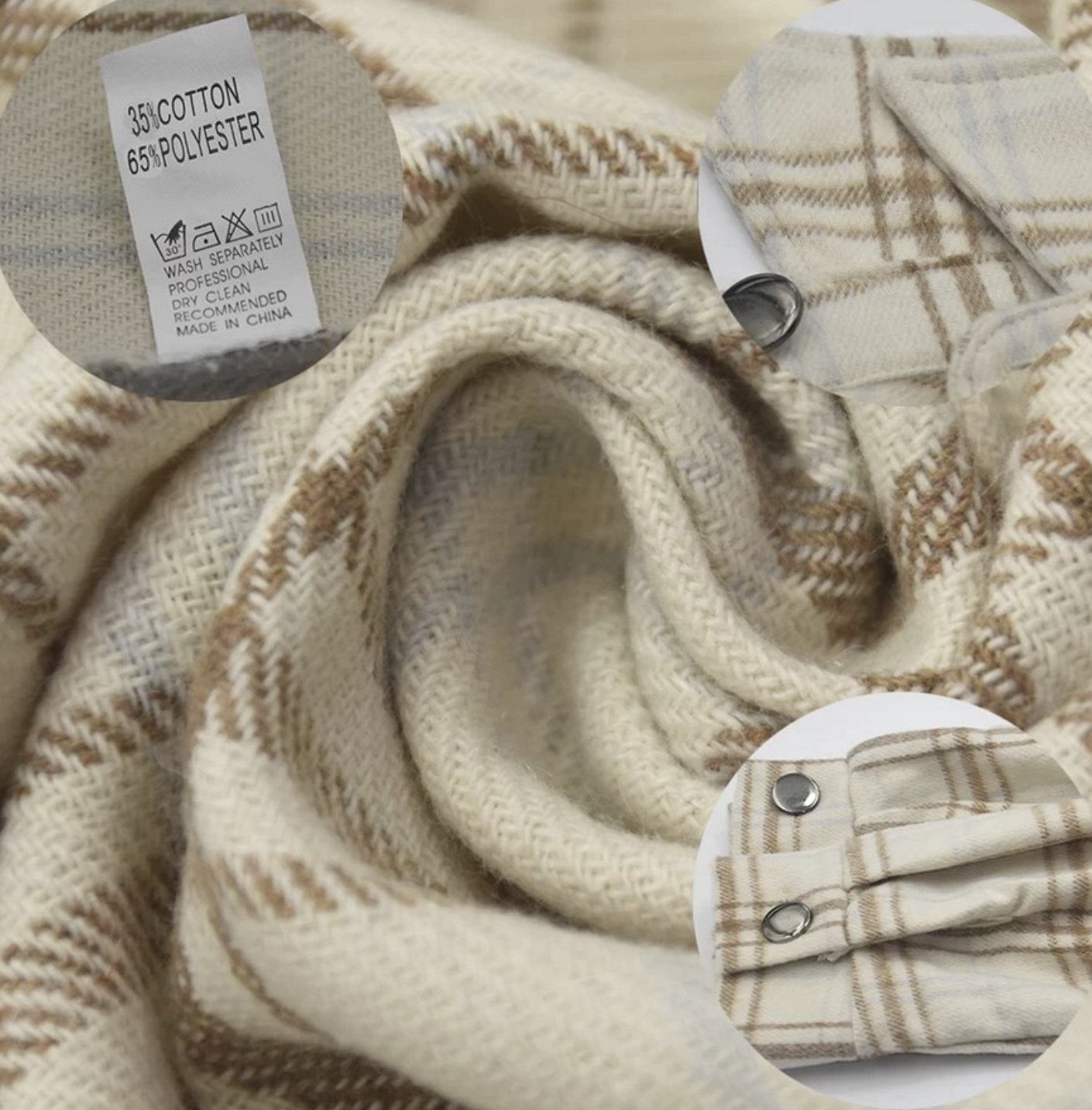 Soft Shacket Jacket Plaid