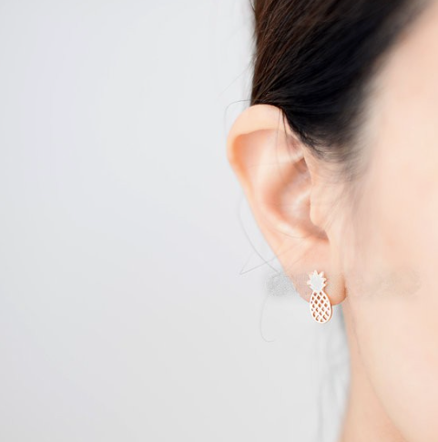 Pineapple Stud Earrings