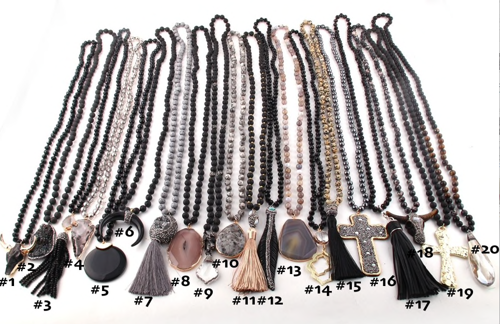 Black Statement Piece Necklaces