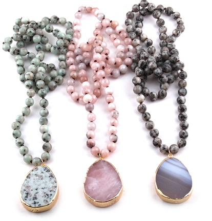 Tribal Stone Statement Necklace