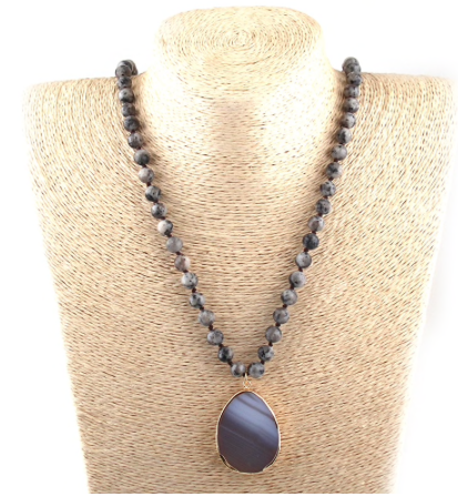 Tribal Stone Statement Necklace