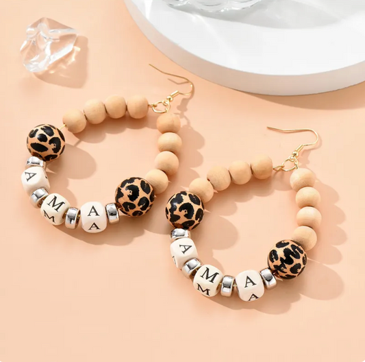 Mama Wood Earrings