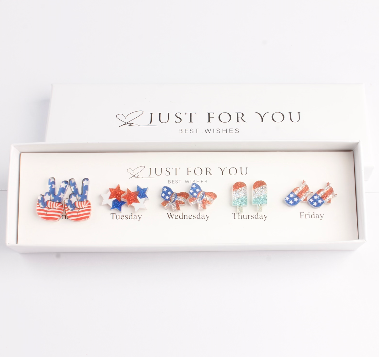 Fun Times Patriotic Earring Boxes