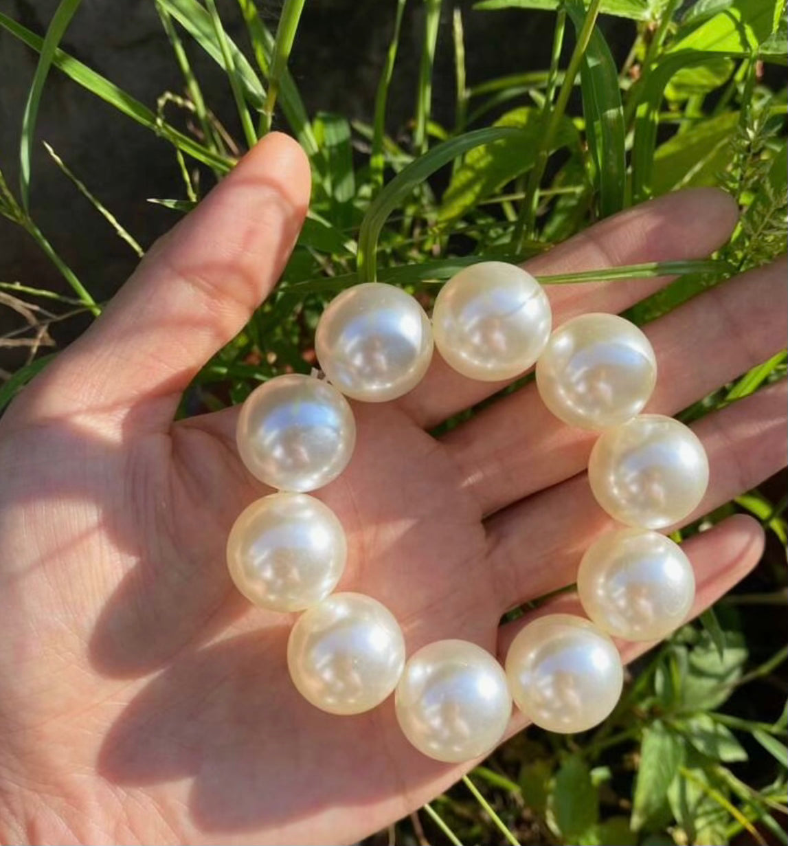 Chunky Pearl Hair Ties