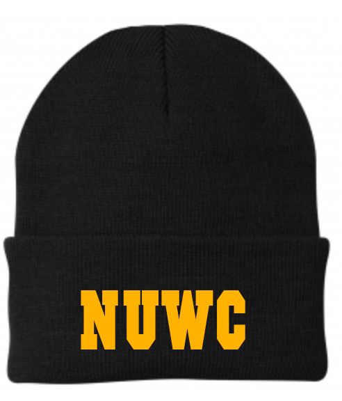 NUWC Embroidered Beanies