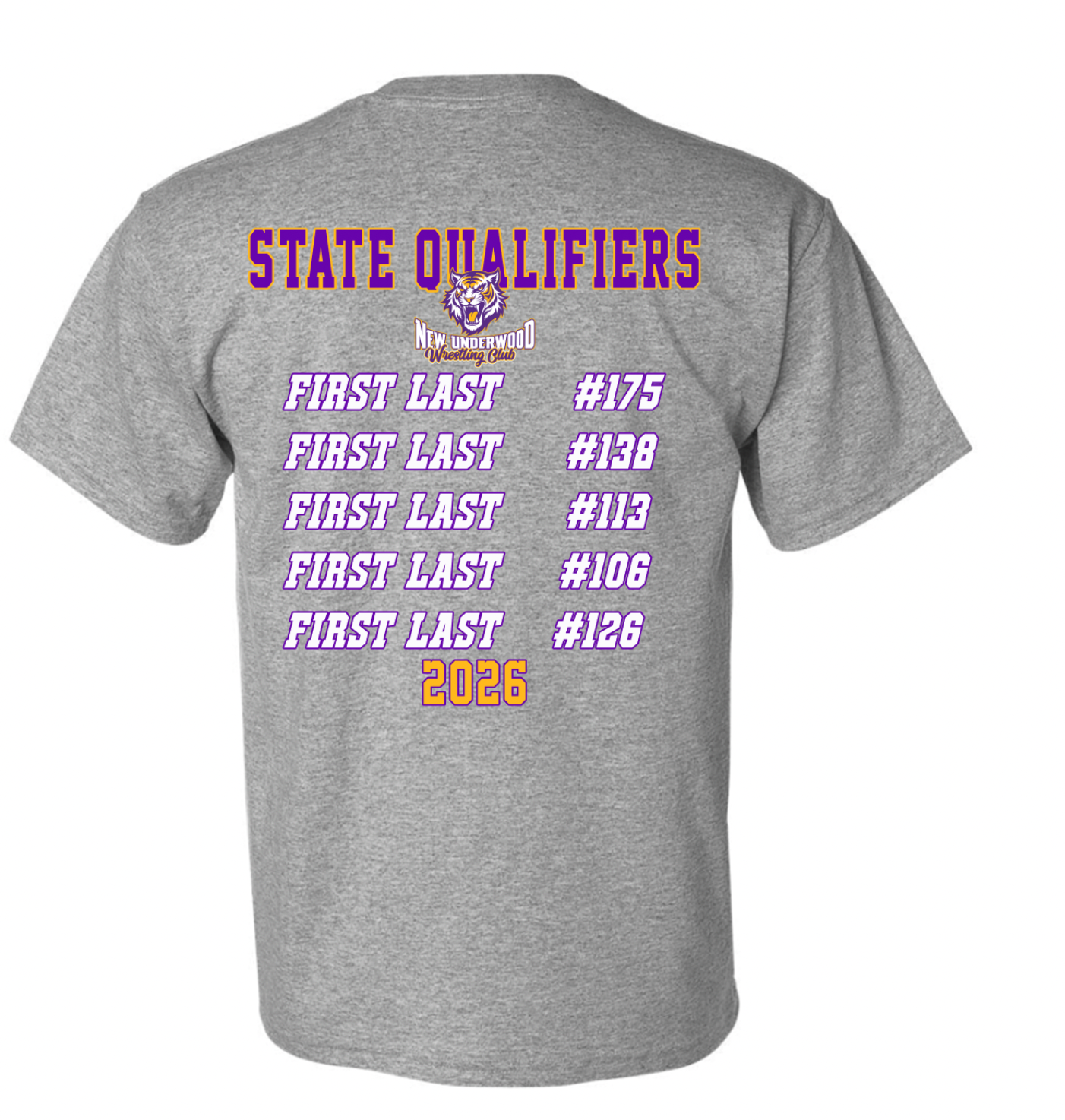NUWC State Qualifier T-shirt