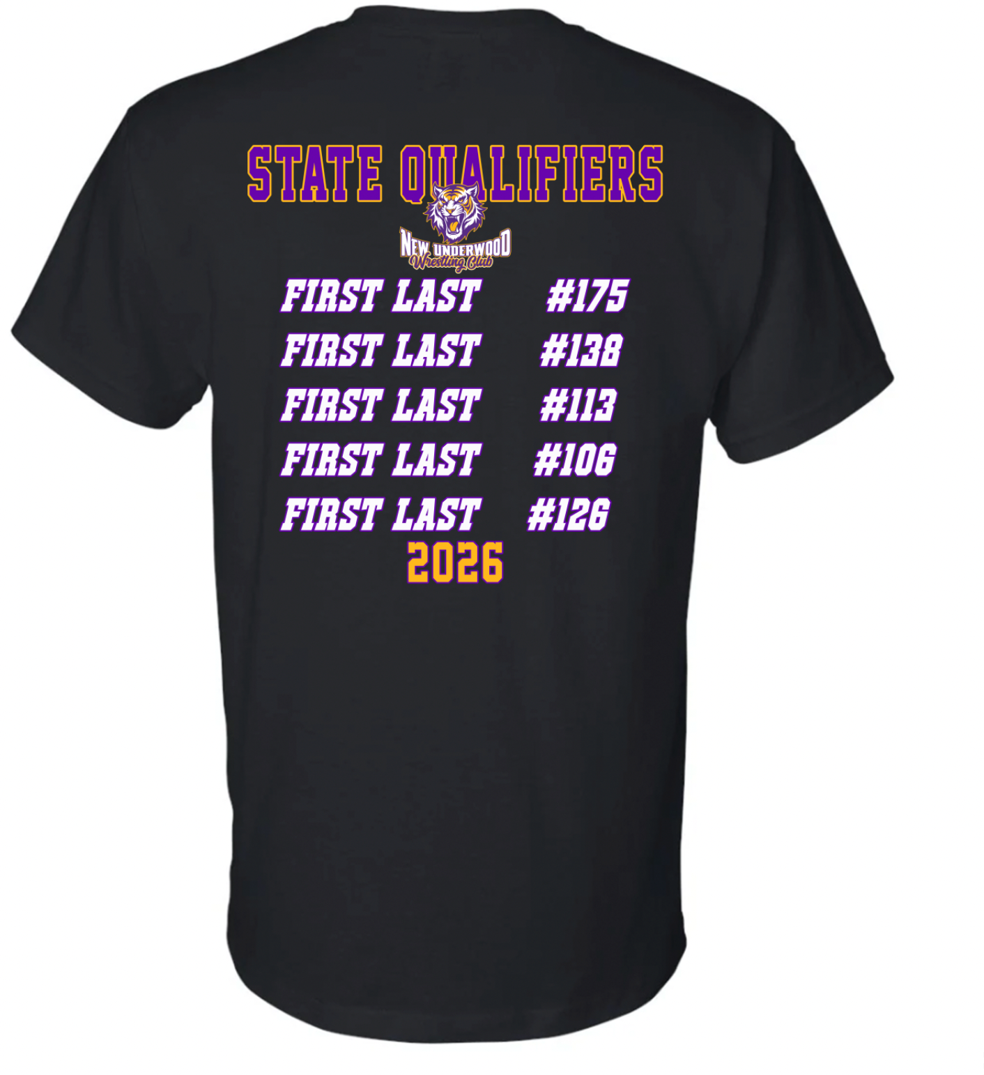 NUWC State Qualifier T-shirt