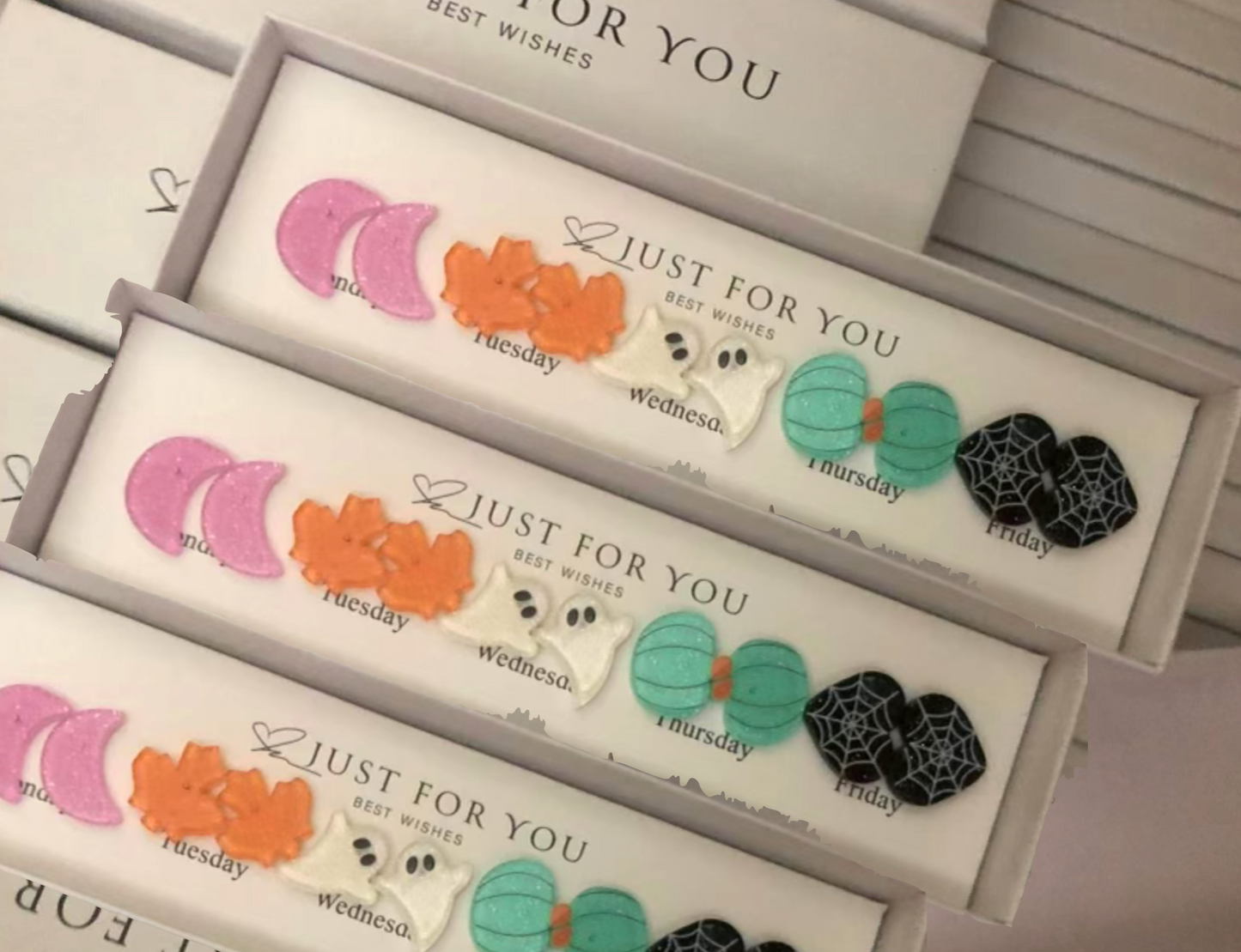 Halloween Fun Boxes of Stud Earrings