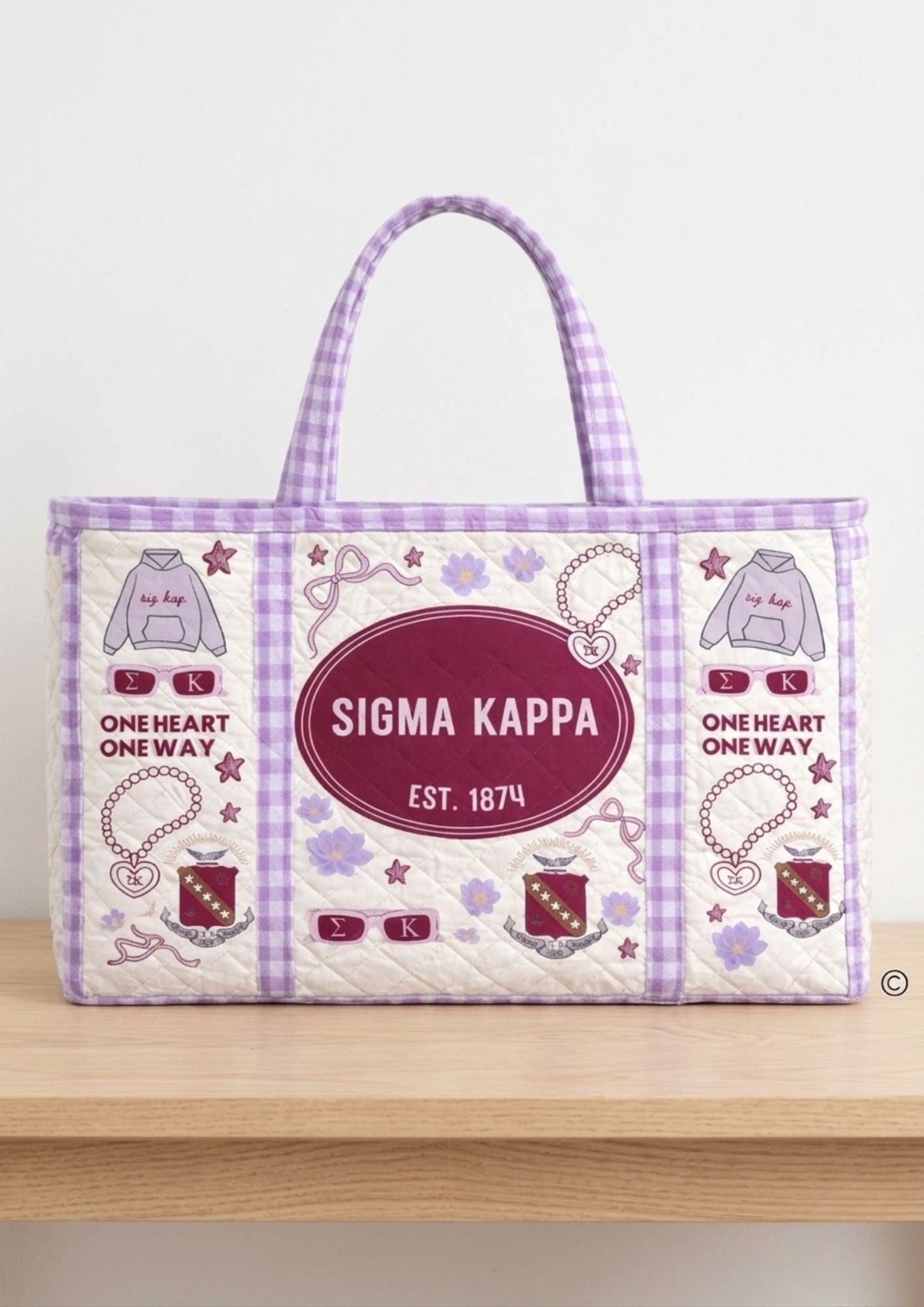 SC - ETA 6/30 - Sigma Kappa Sorority Tote Bag