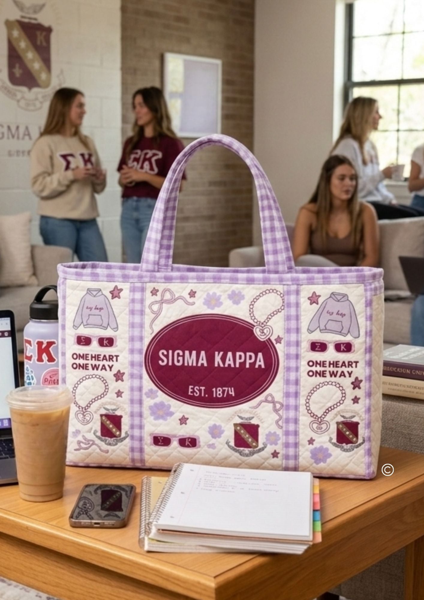 SC - ETA 6/30 - Sigma Kappa Sorority Tote Bag