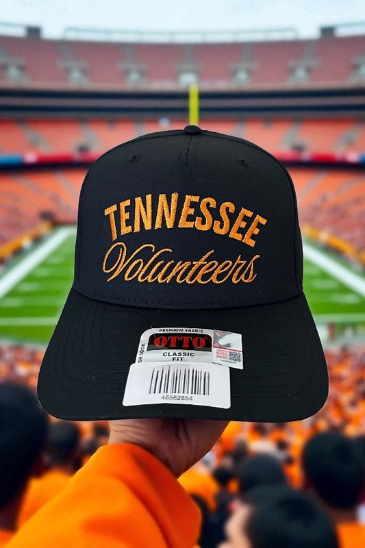 SC - Tennessee Volunteers Black Embroidered Hat