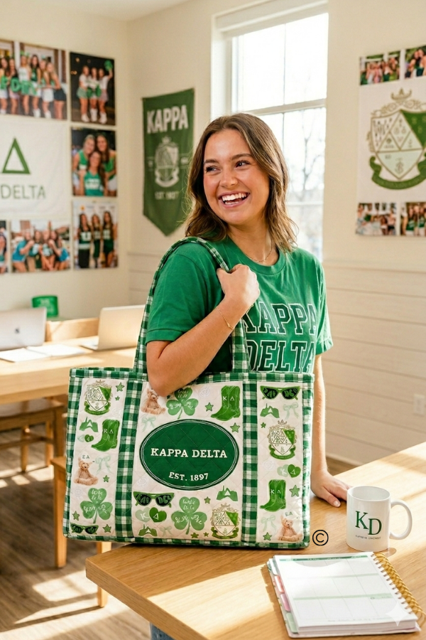 SC - ETA 6/30 - Kappa Delta Sorority Tote Bag