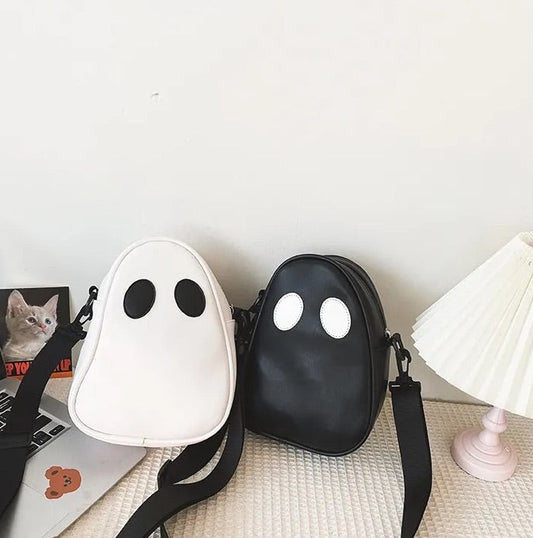 Black And White Ghost Purse Cross Body PRE ORDER