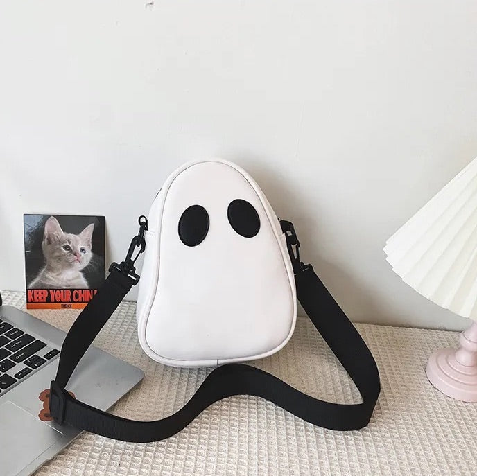 Black And White Ghost Purse Cross Body PRE ORDER