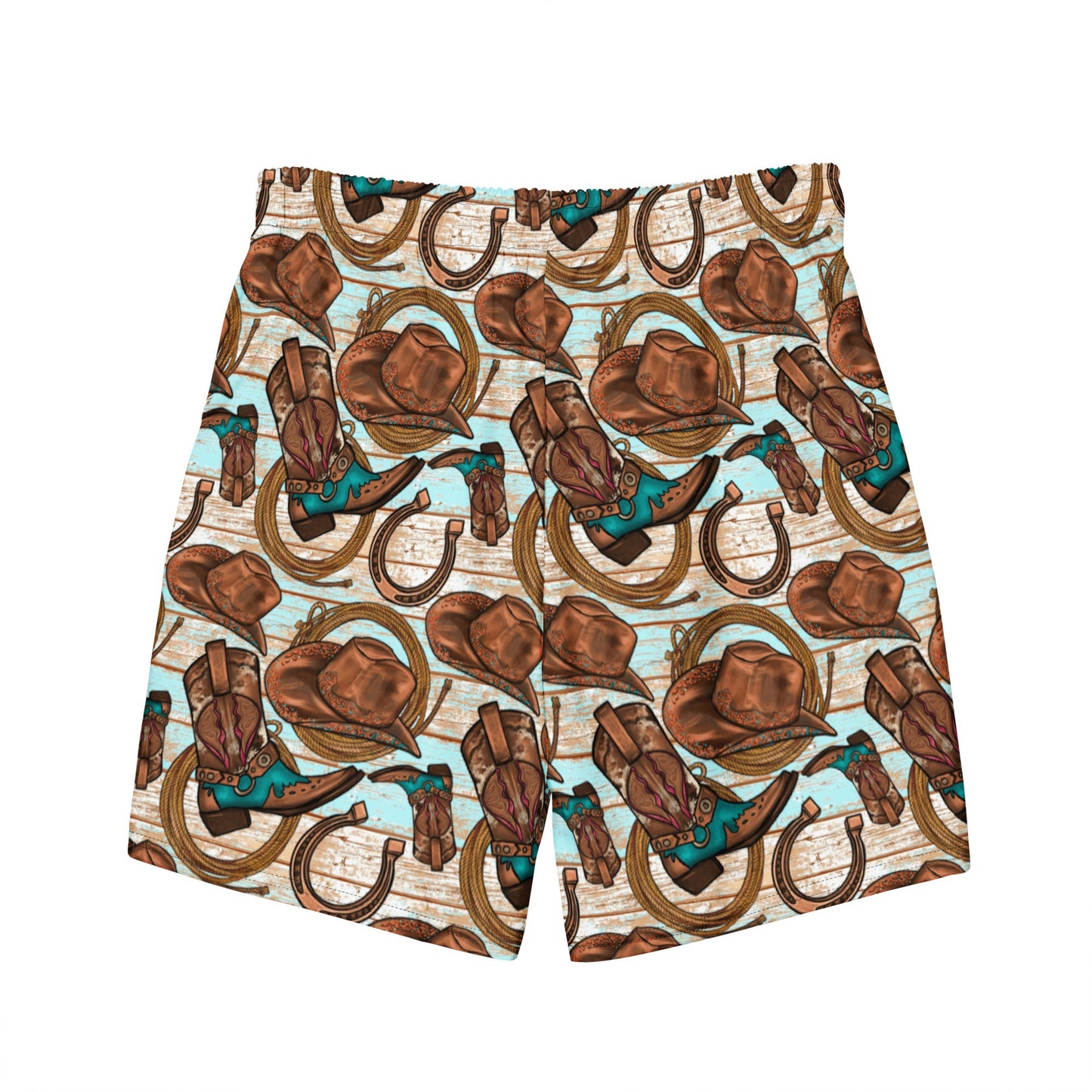 Baha Ranch Yeehaw Cowboy Up Men's Swim Trunks