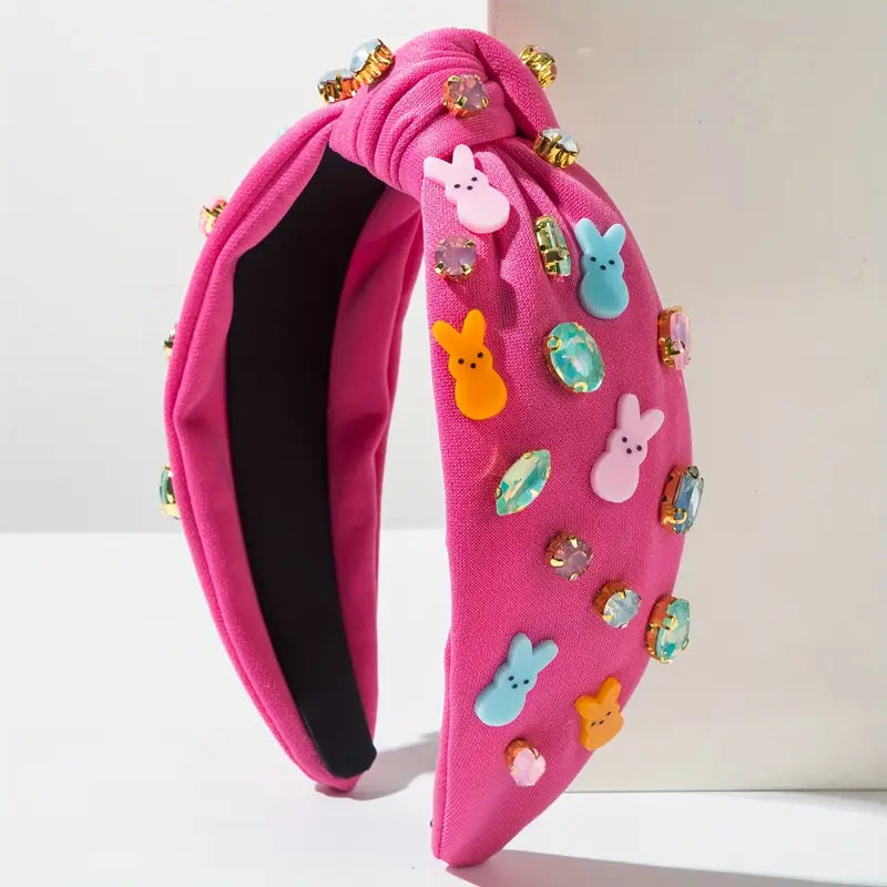 Rose Pink Easter Headband