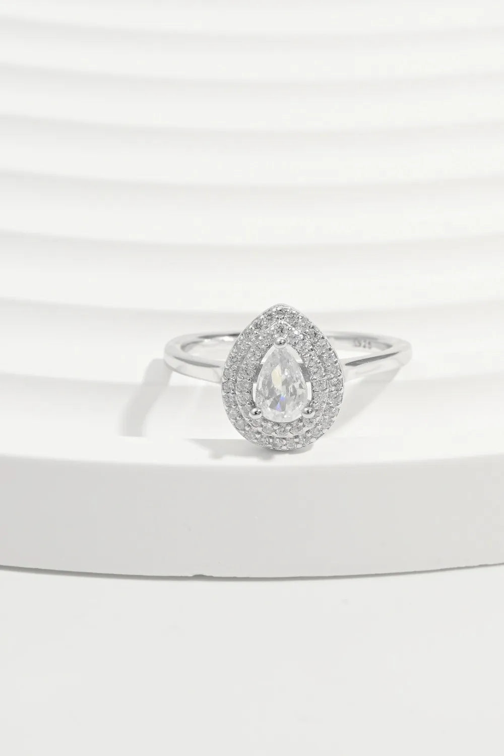 925 Sterling Silver Inland Zircon Ring