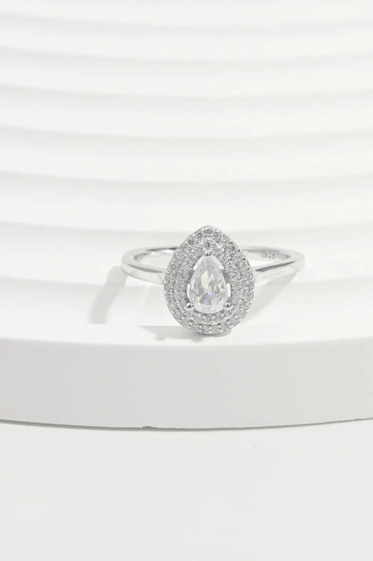 925 Sterling Silver Inland Zircon Ring