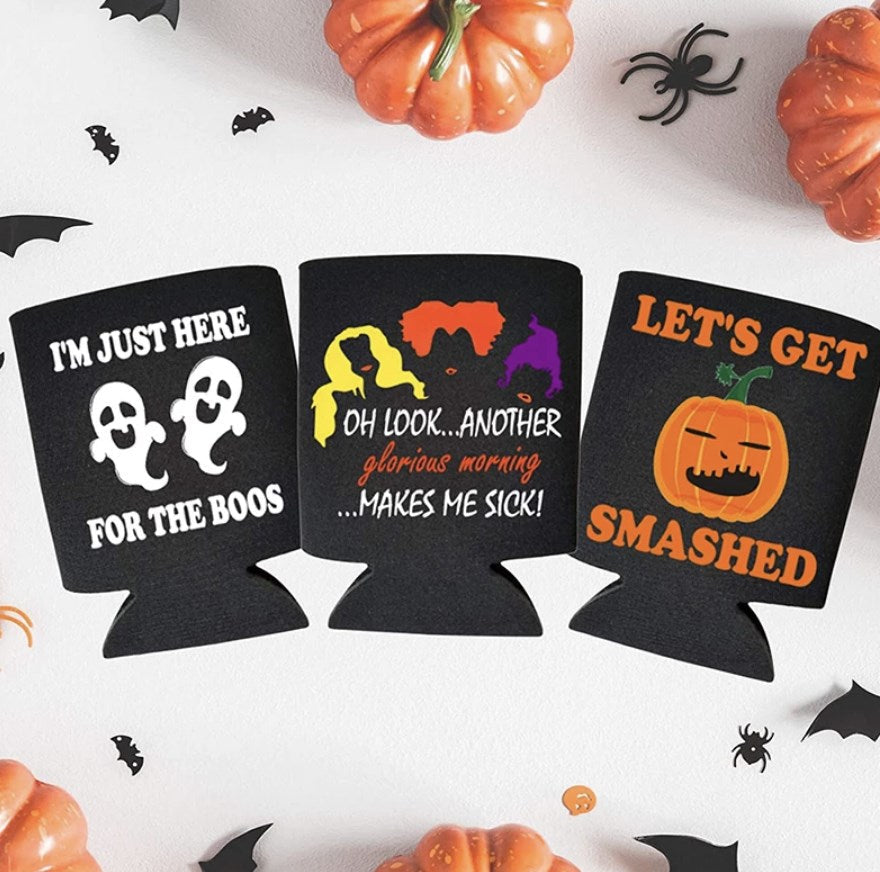 Halloween Drink Can Coolers