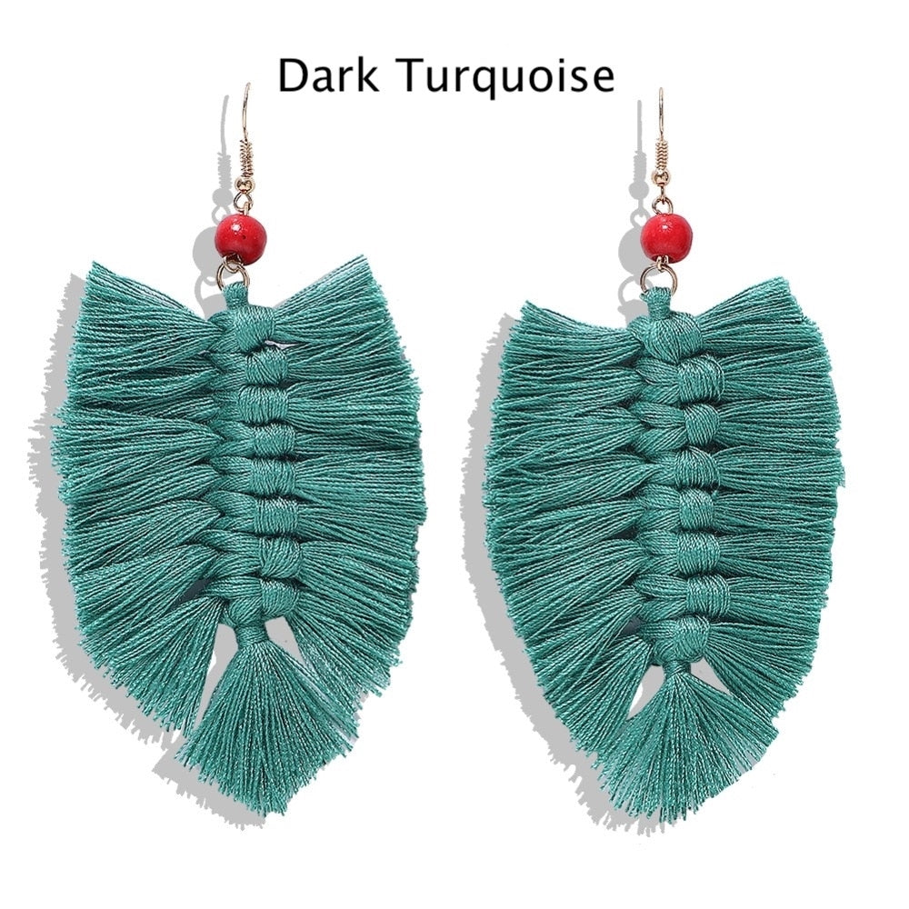 Fall Fringe Hang Earrings