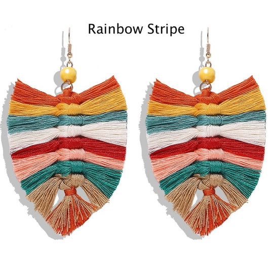 Fall Fringed Earrings