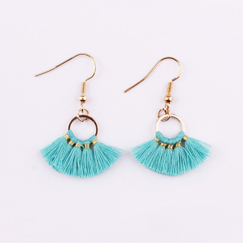 Mini Summer Bright Tassel Earrings
