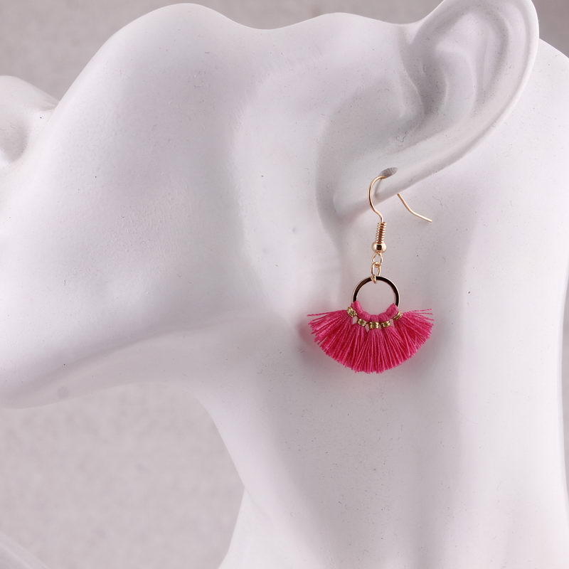 Mini Summer Bright Tassel Earrings
