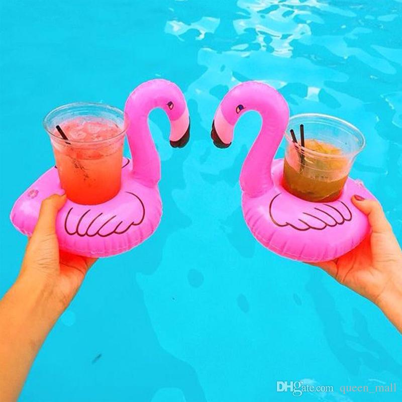 Flamingo Drink Holders Float!