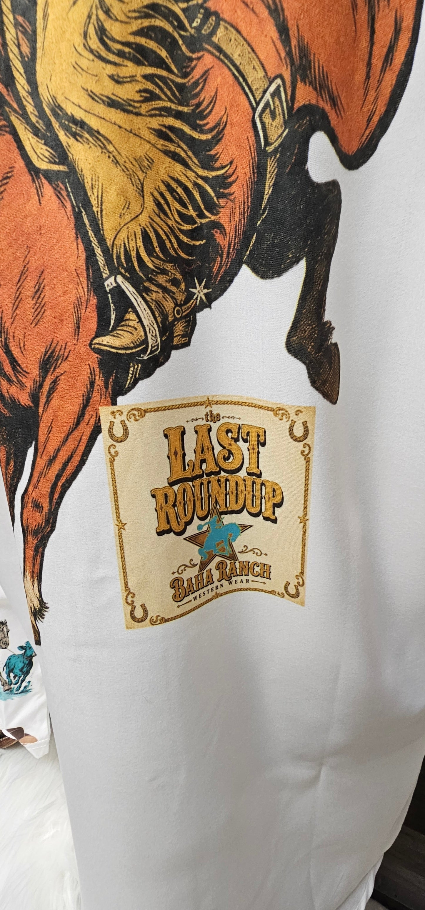 Baha Ranch The Last Roundup Button Up Blouse