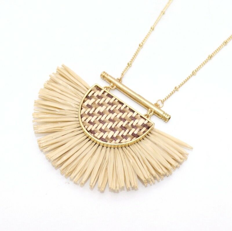 Rafia Jungle Necklaces