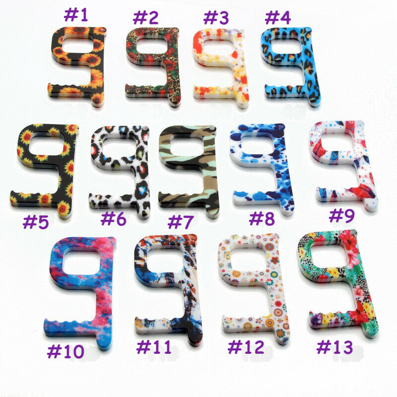 No Touch Help Key Chain Door Opener