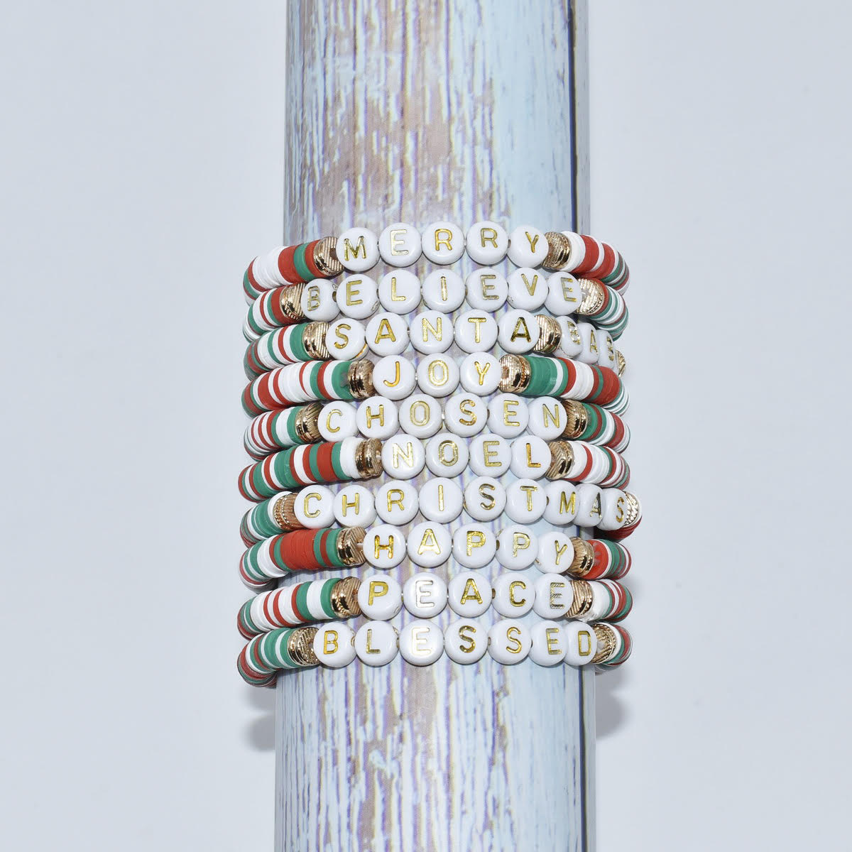 CHRISTMAS STRETCHY BRACELETS
